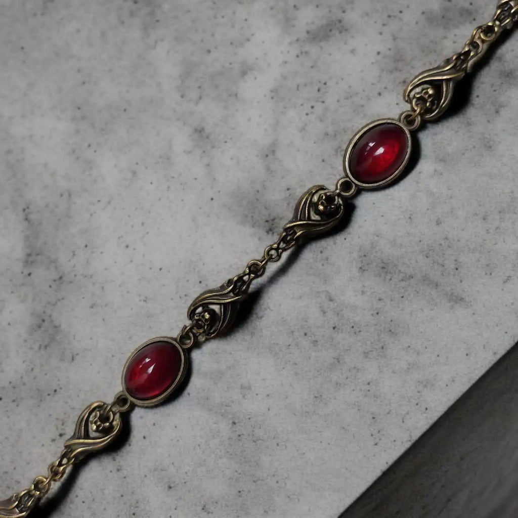 Vampire bat Choker, Gothic jewelry, retro, Pagan, witchcraft accessory, bronze, blood drop, alternative, Choker For Women Girls