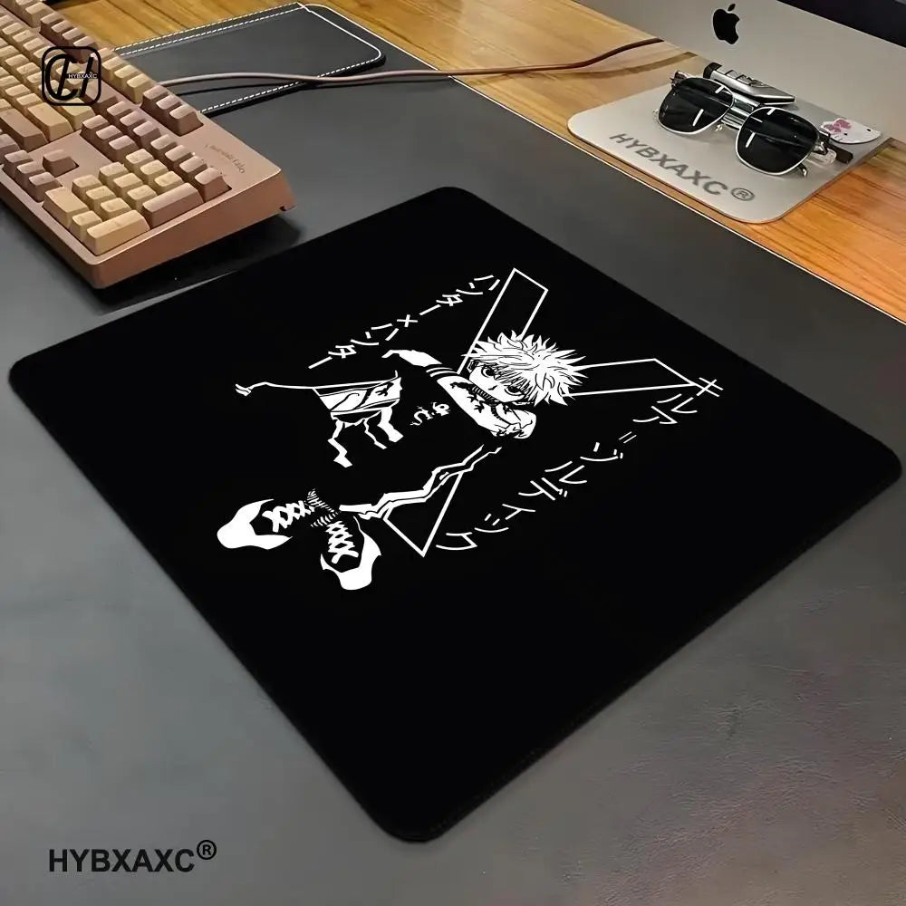 1pc Hxh Mousepad H-Hunter X Hunter Anime Mouse Pad XS Gaming Accessories Office Gamer Keyboard Desk Mat Non-Slip Laptop Rug