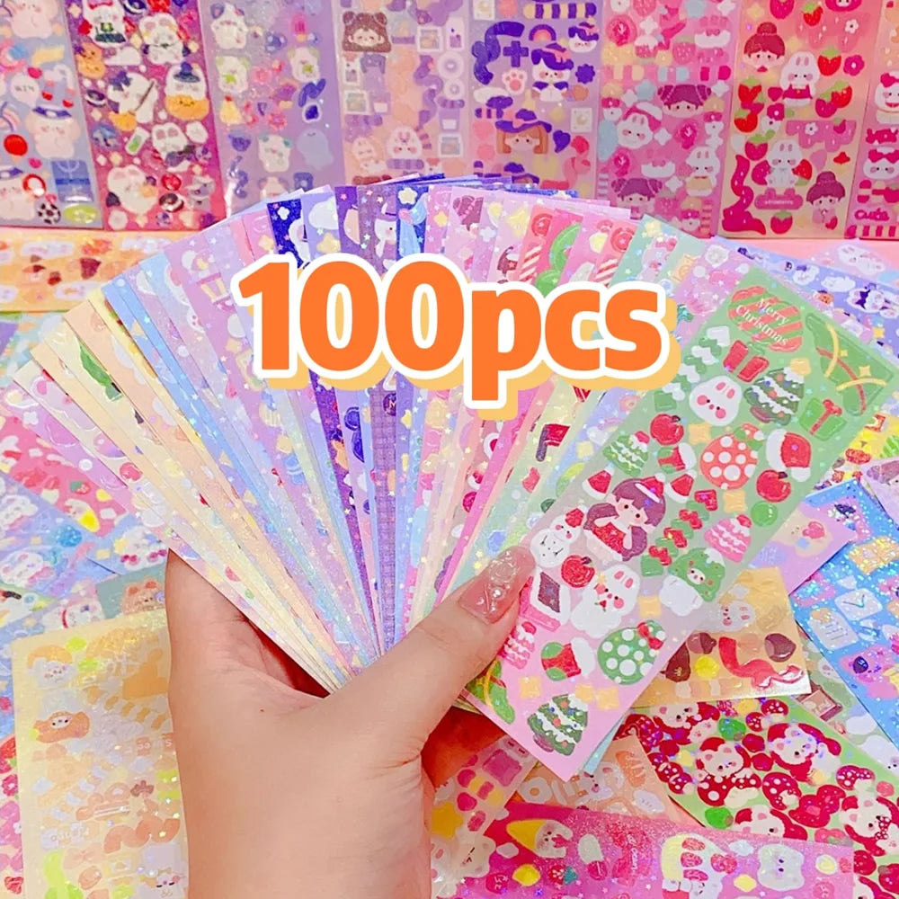 Kawaii Paper Stickers for Journals & Scrapbooks