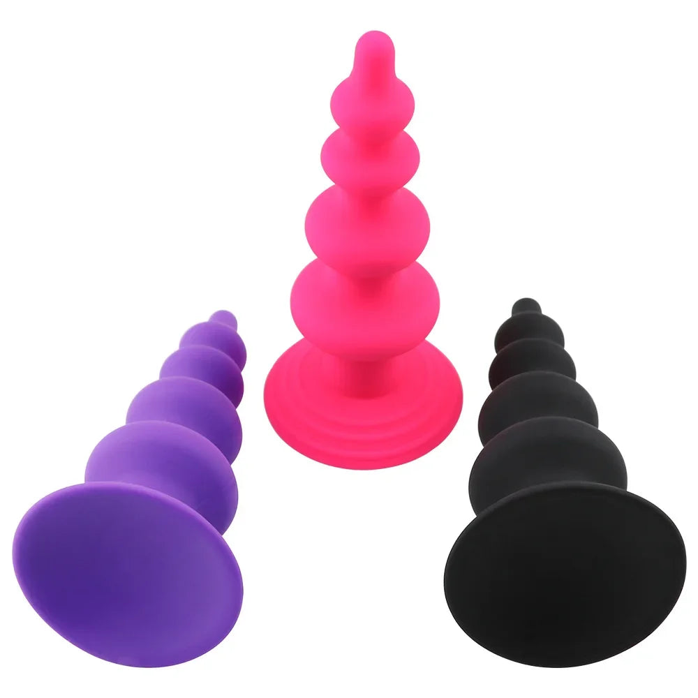 Silicone Anal Bead & Plug Trainer