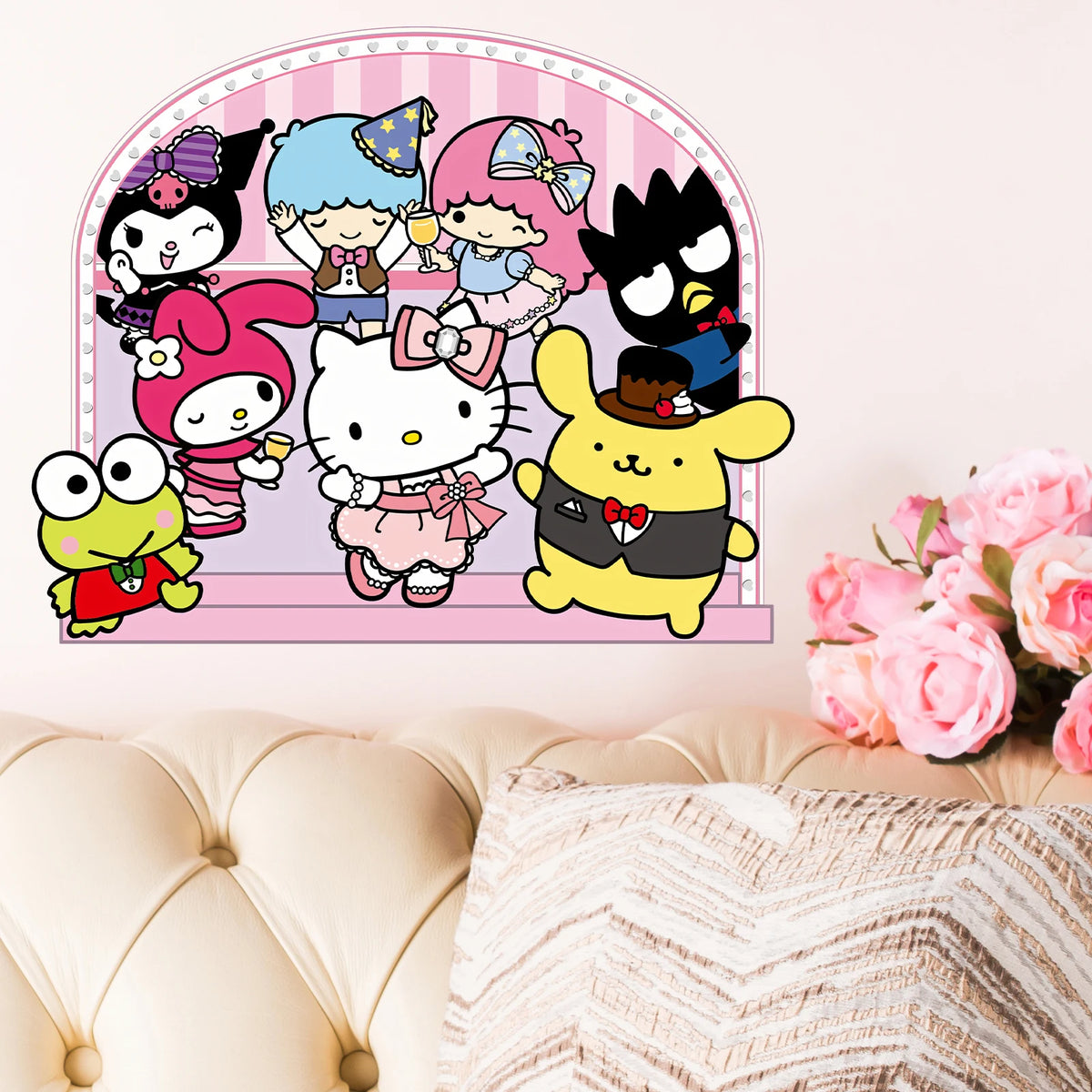 Sanrio Character Party Wall Decal