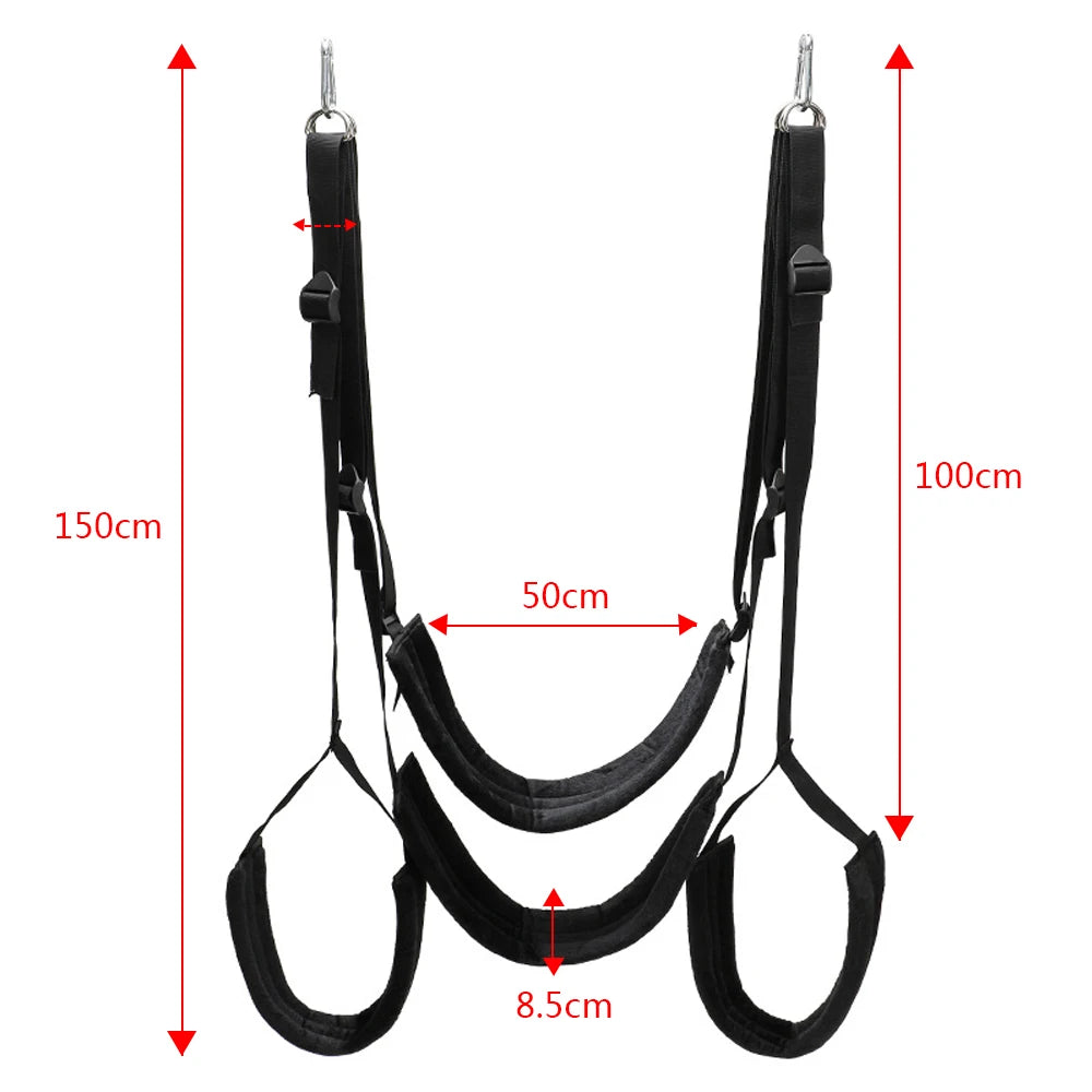 Adjustable Couple Swing with Wrist & Ankle Straps