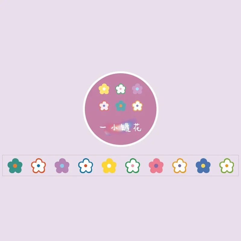 Cute Washi Tape Stickers for Journaling & Scrapbooking