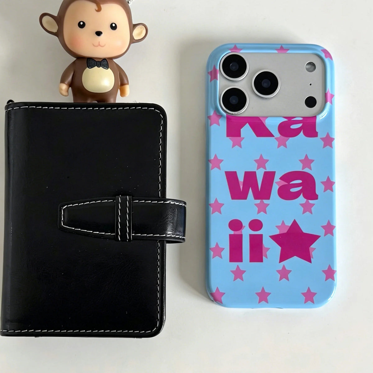 Japanese Girl Star & Polka-Dot iPhone Case