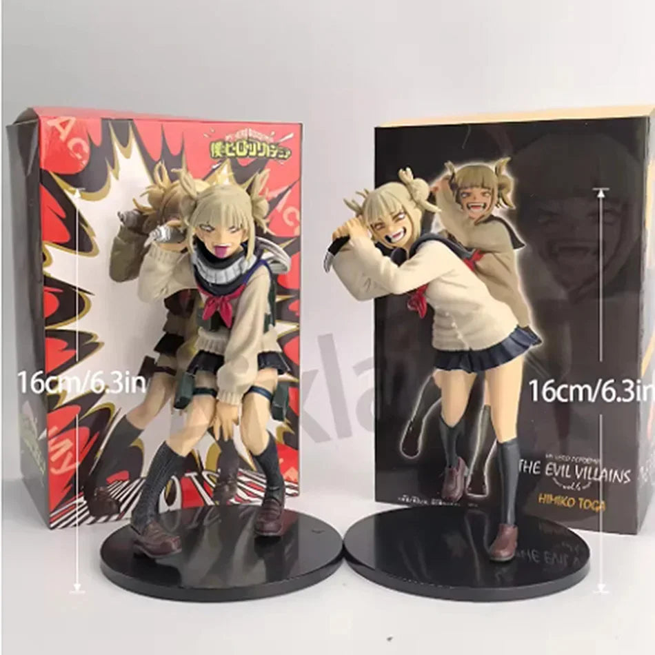 MHA Toga Himiko Anime Figurine - PVC Standing Action Model Doll for Boys And Girls Perfect Anime Collectible Gift for Fans
