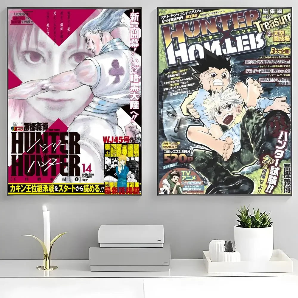 H-Hunter × Hunter Poster High-Definition Posters, Wall Art for Living Room and Home Decor.