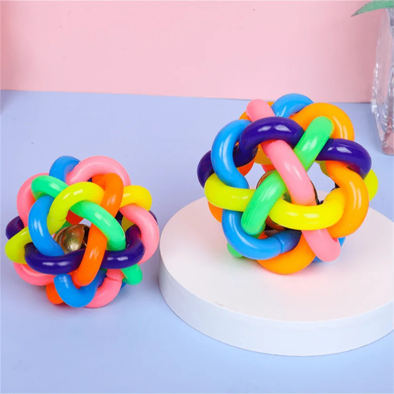 Colorful Bell Interactive Dog Toy