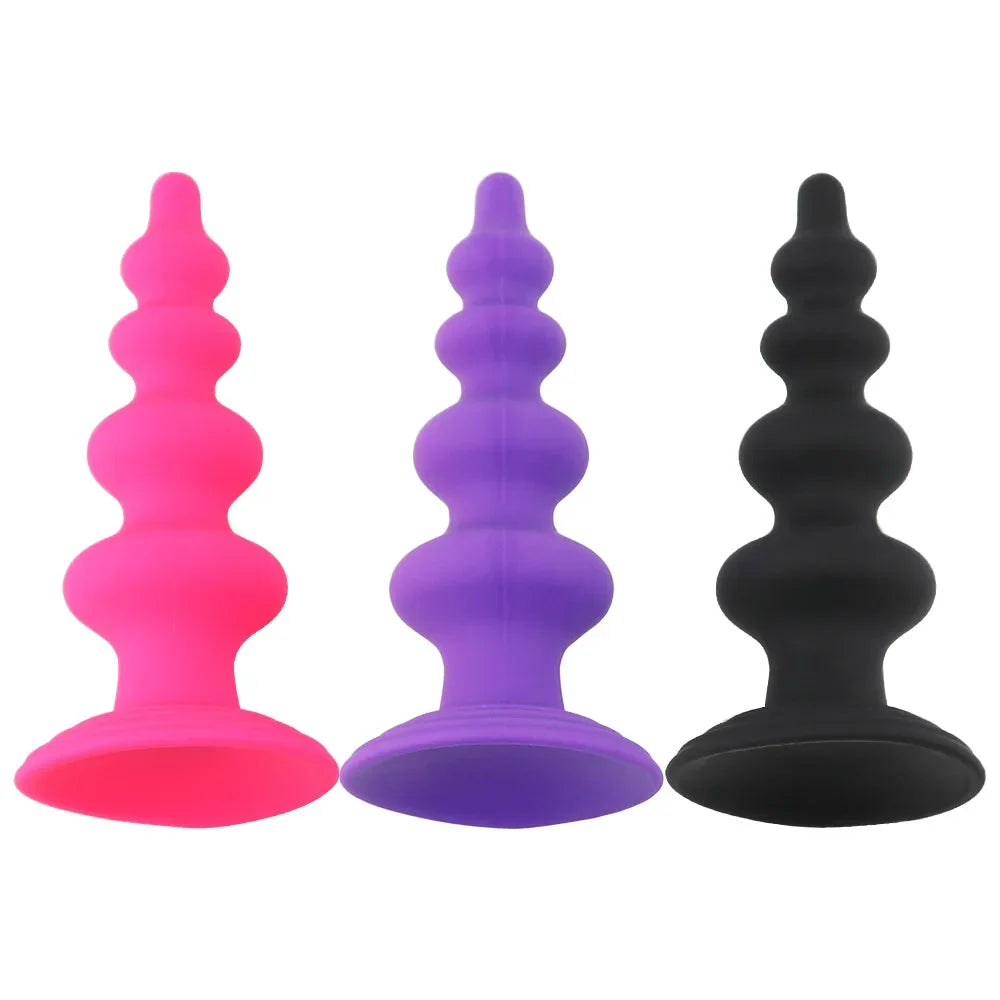 Silicone Anal Bead & Plug Trainer