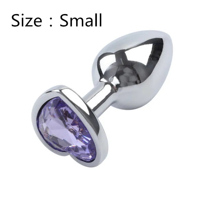 Beginner Stainless Steel Crystal Anal Plug