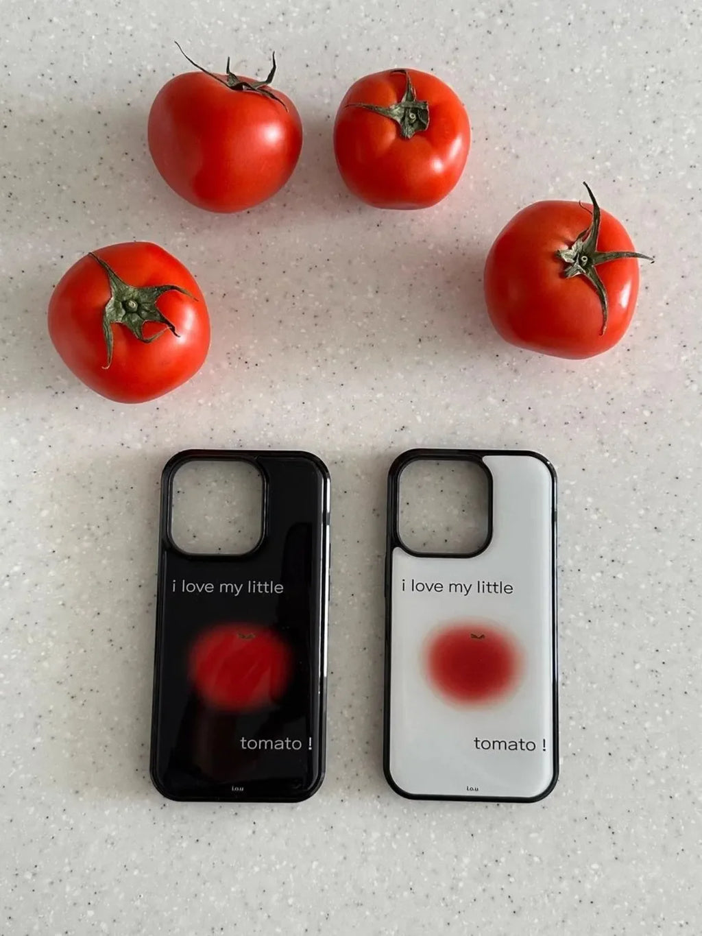 Cute Tomato Glossy Phone Case for iPhone