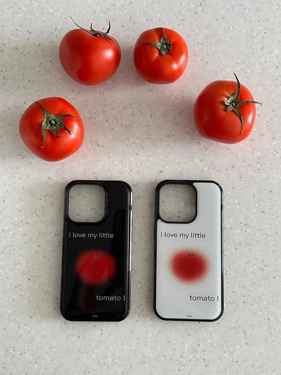 Cute Tomato Glossy Phone Case for iPhone
