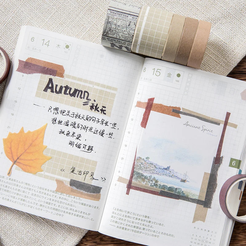10-Roll Kawaii Washi Tape Set
