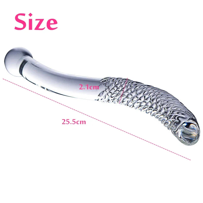 Crystal Glass Anal Plug