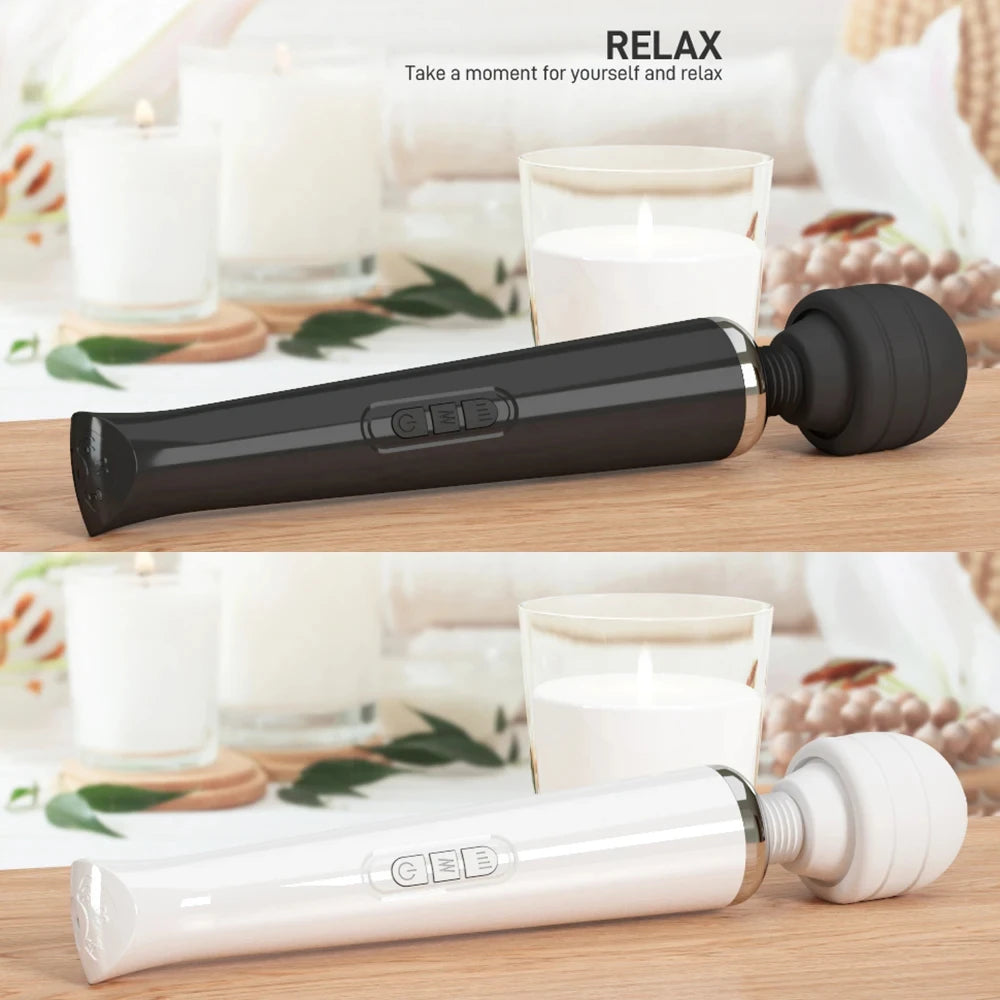USB-Rechargeable Large Magic Wand Vibrator