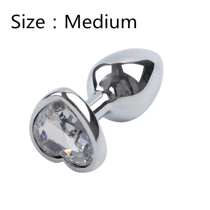 Beginner Stainless Steel Crystal Anal Plug