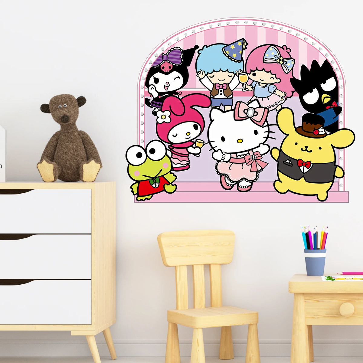 Sanrio Character Party Wall Decal
