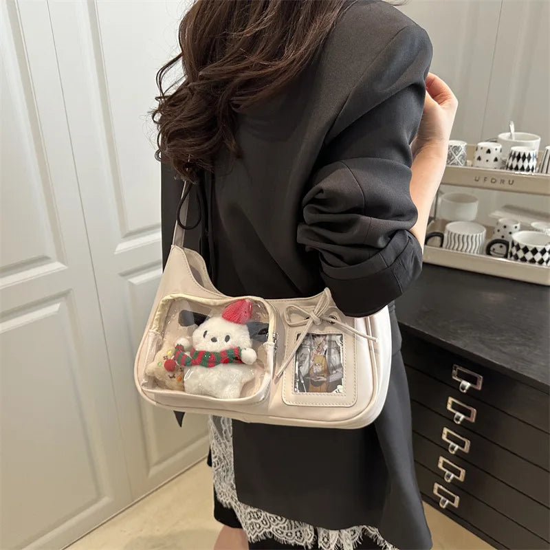 Harajuku Transparent Ita Shoulder Bag