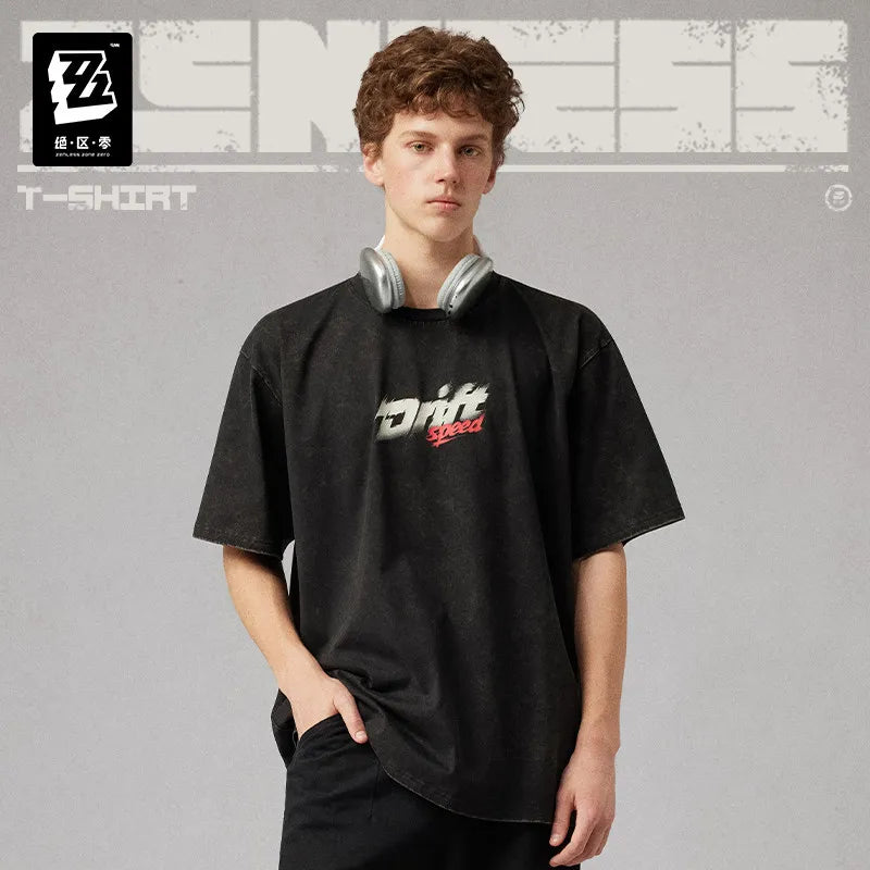 Official MiHoYo ZZZ Studio 2026SS Bangboo Racing Short Sleeve T-Shirt Zenless Zone Zero Game Cosplay Costume Birthday Gift