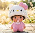 Animal Costume Plush Doll Bag Charm Keychain