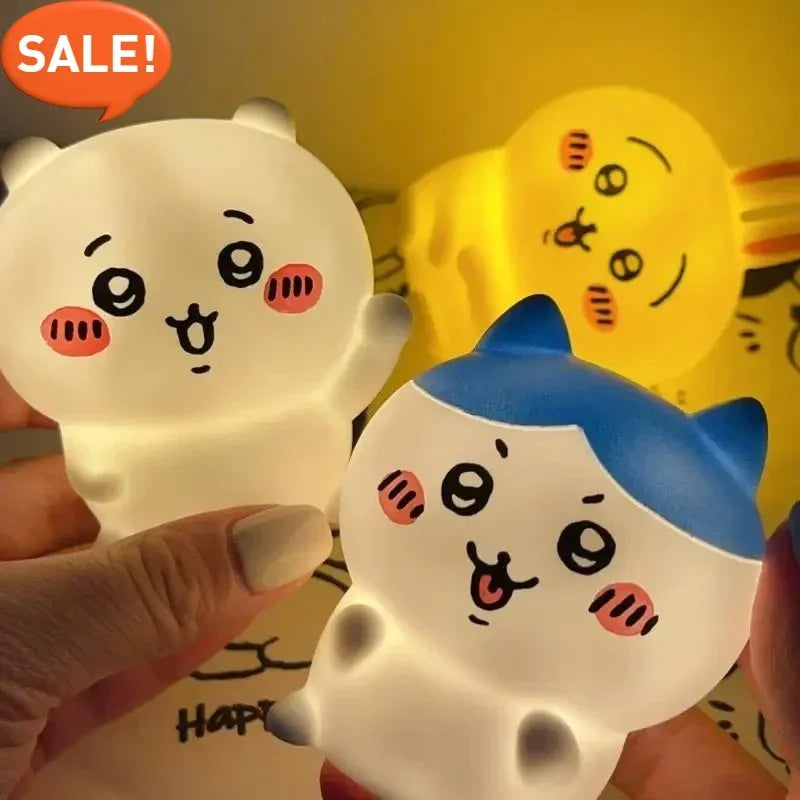 Chiikawa Hachiware & Usagi Light-Up Vinyl Doll
