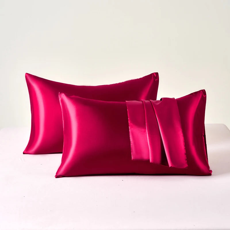 2-Piece Smooth Satin Pillowcase Set