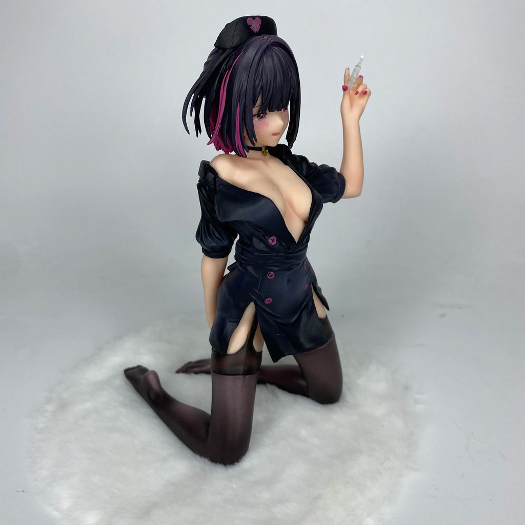 Bai Xuelian Nurse Sister anime Beautiful Girl Animation Model Handmade Peripheral Statue Ornaments