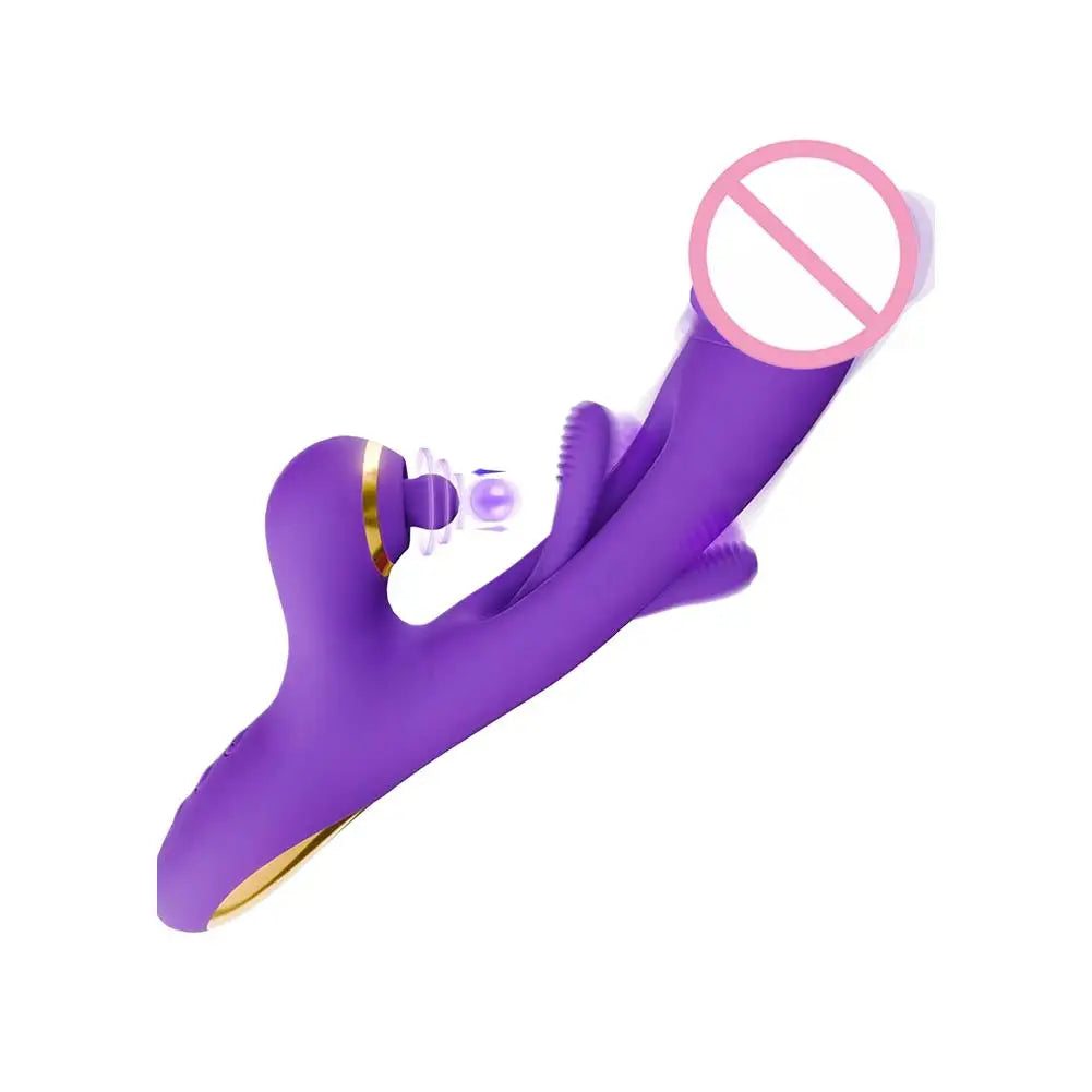 3-in-1 Rabbit Ear Suction Vibrator