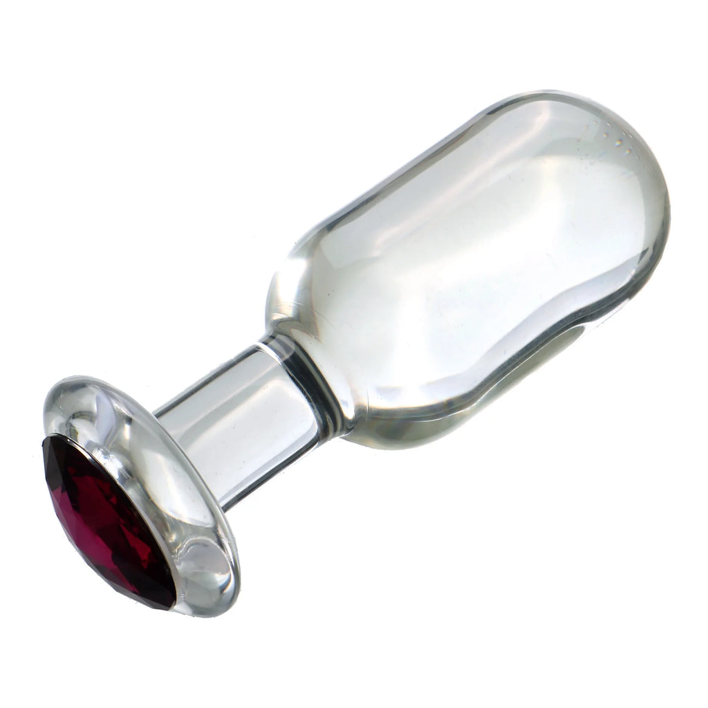 Wearable Crystal Glass Anal Plug
