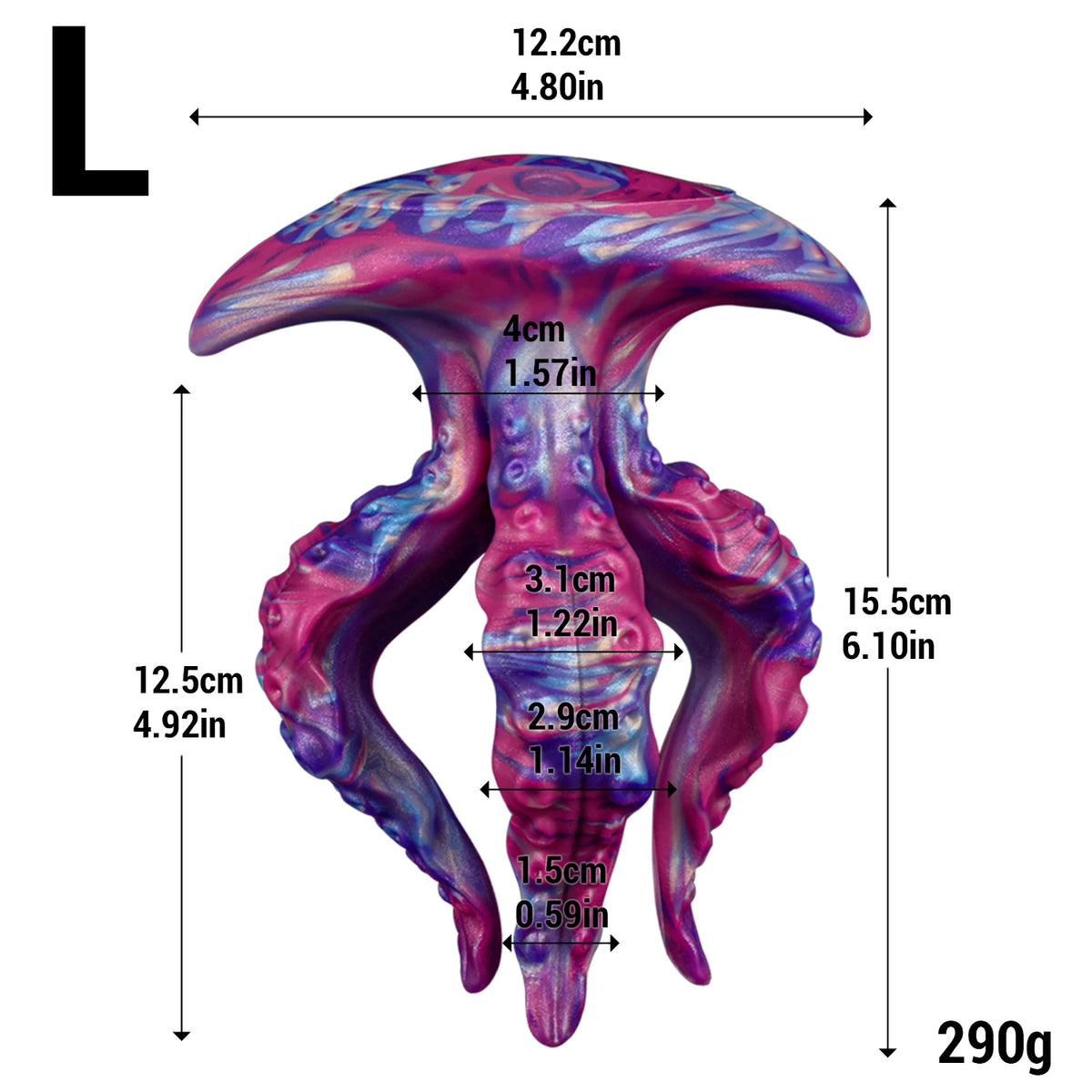 Wearable Jellyfish Tentacle Anal Plug