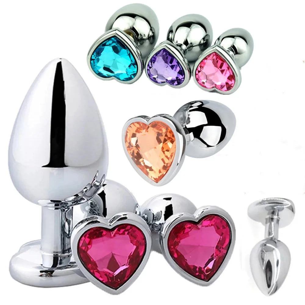 Beginner Stainless Steel Crystal Anal Plug