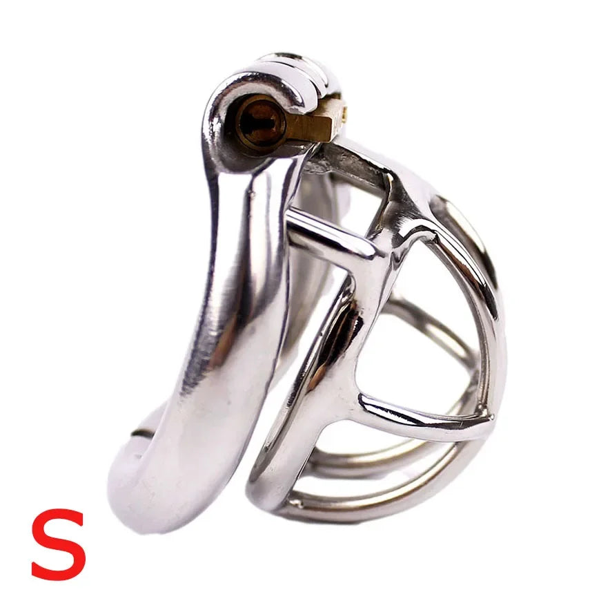 Stainless Steel Locking Chastity Cage