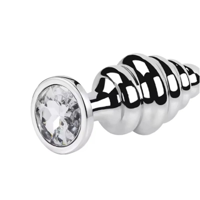 Crystal Stainless Steel Anal Plug