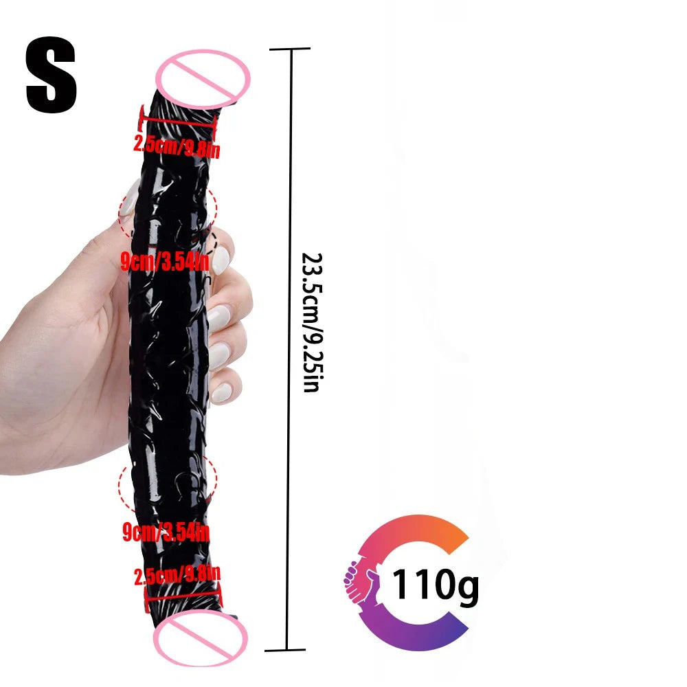 Flexible Double-Ended Realistic Dildo