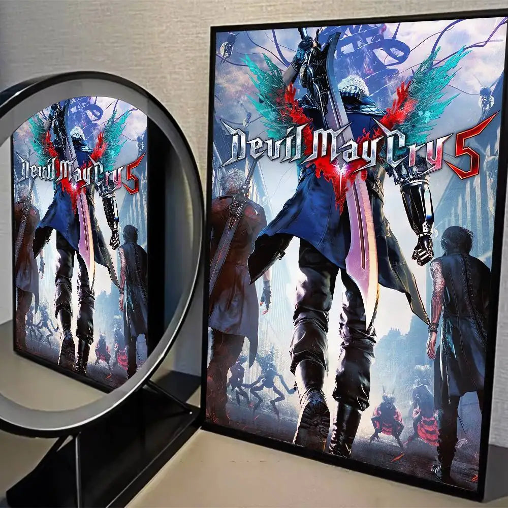Devil May Cry Vintage Game Art Poster