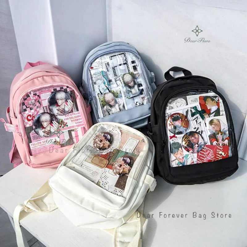 Y2K Mini Transparent Ita Backpack