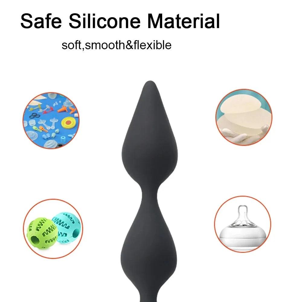 Silicone Anal Bead & Plug – Multiple Styles