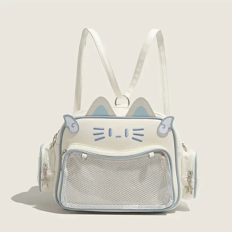 Kawaii Cat Transparent Ita Backpack