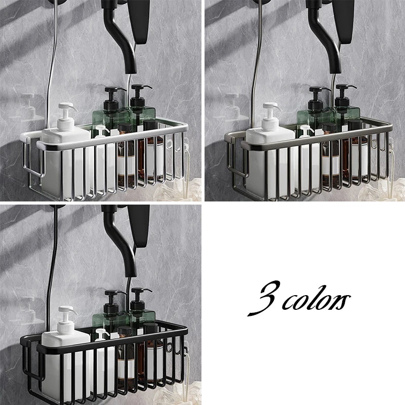 Adjustable Aluminum Shower Storage Shelf