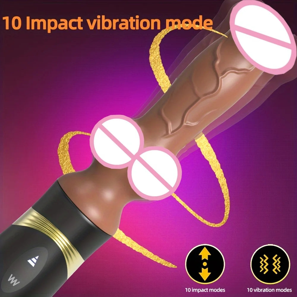 Realistic Dog Dildo Powerful Thrusting Heating Virbrator Vaginal Masturbation Adult Sex Toys For Female Stimulator 18+ Sex toys