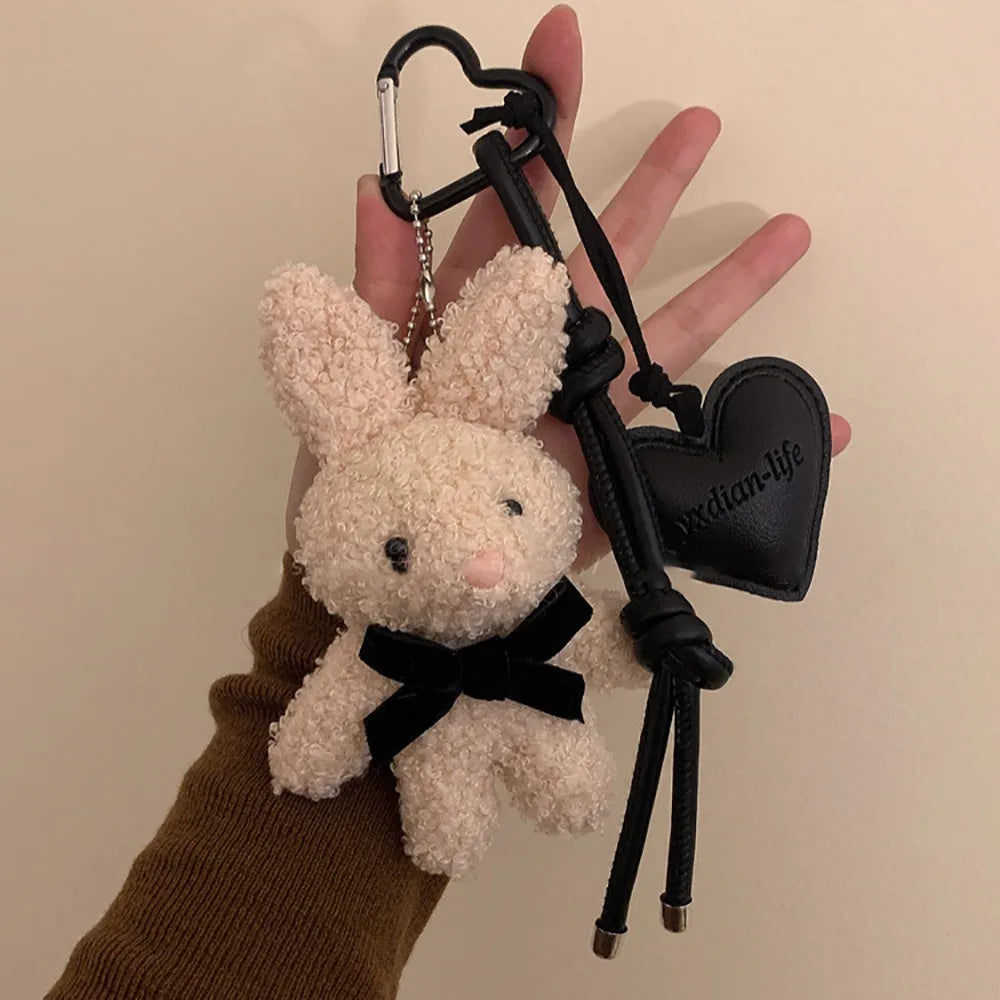 Plush Bunny Bag Charm Keychain