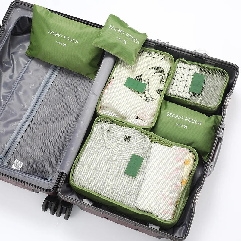 6-Piece Small Travel Packing Cube Set