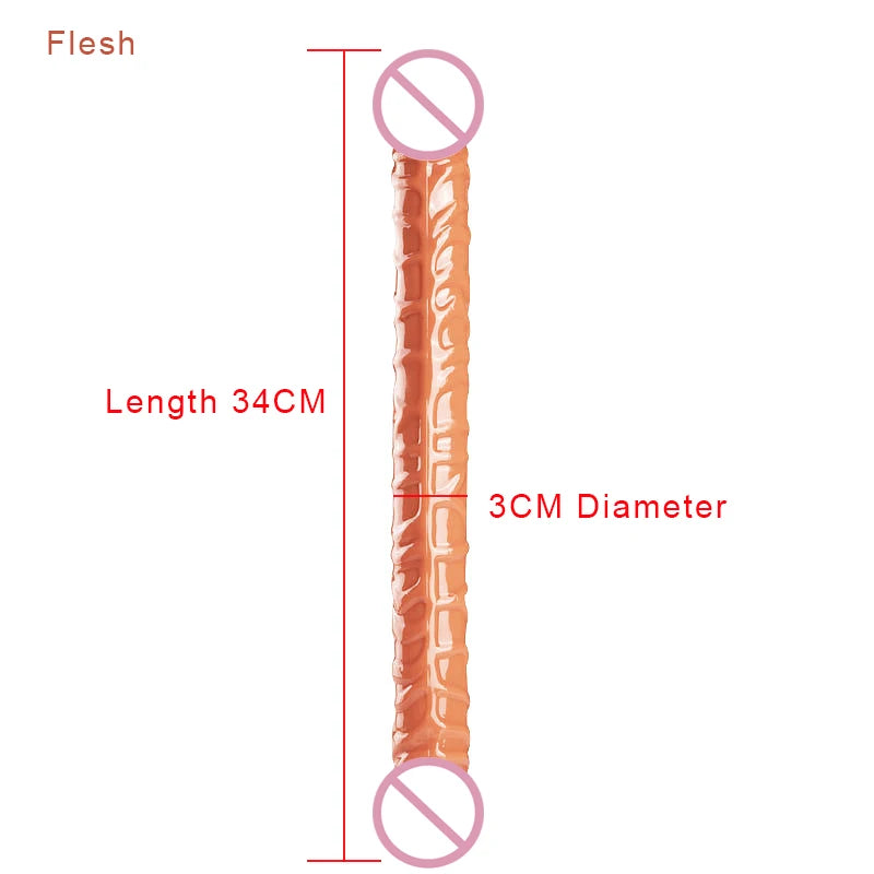 Sexy Toys Both Ends Dildo For Women Vaginal Plugs Prostate Massager Masturbators Adult Supplies Anal Dilator Exotic Accessories