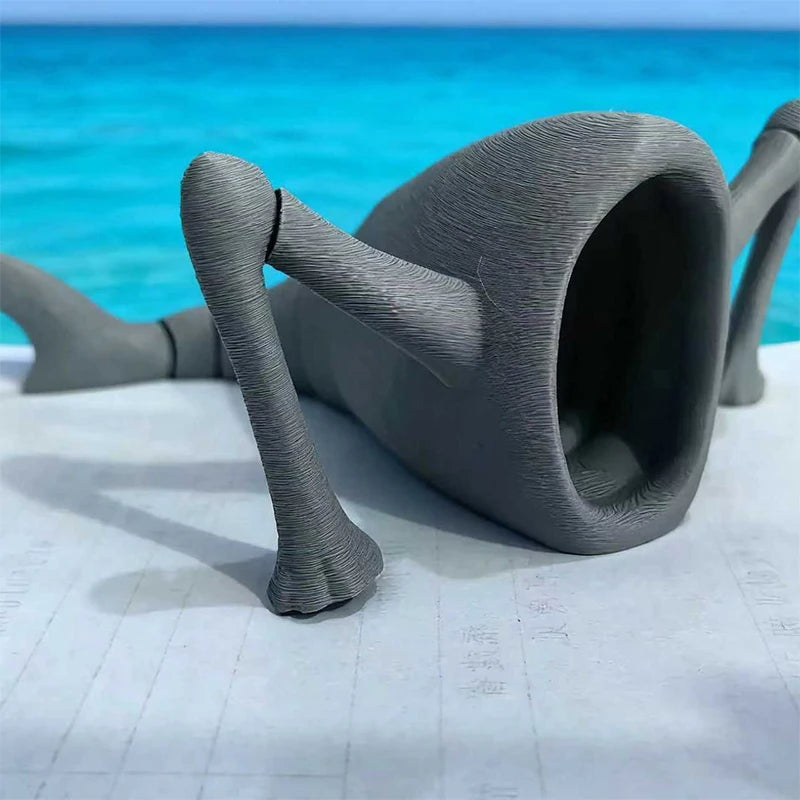 New Joint-movable Deep Sea Monster Figurines Strange Rare Marine Animals Home Room Desk Decor Ornament Model New Year Gift Craft