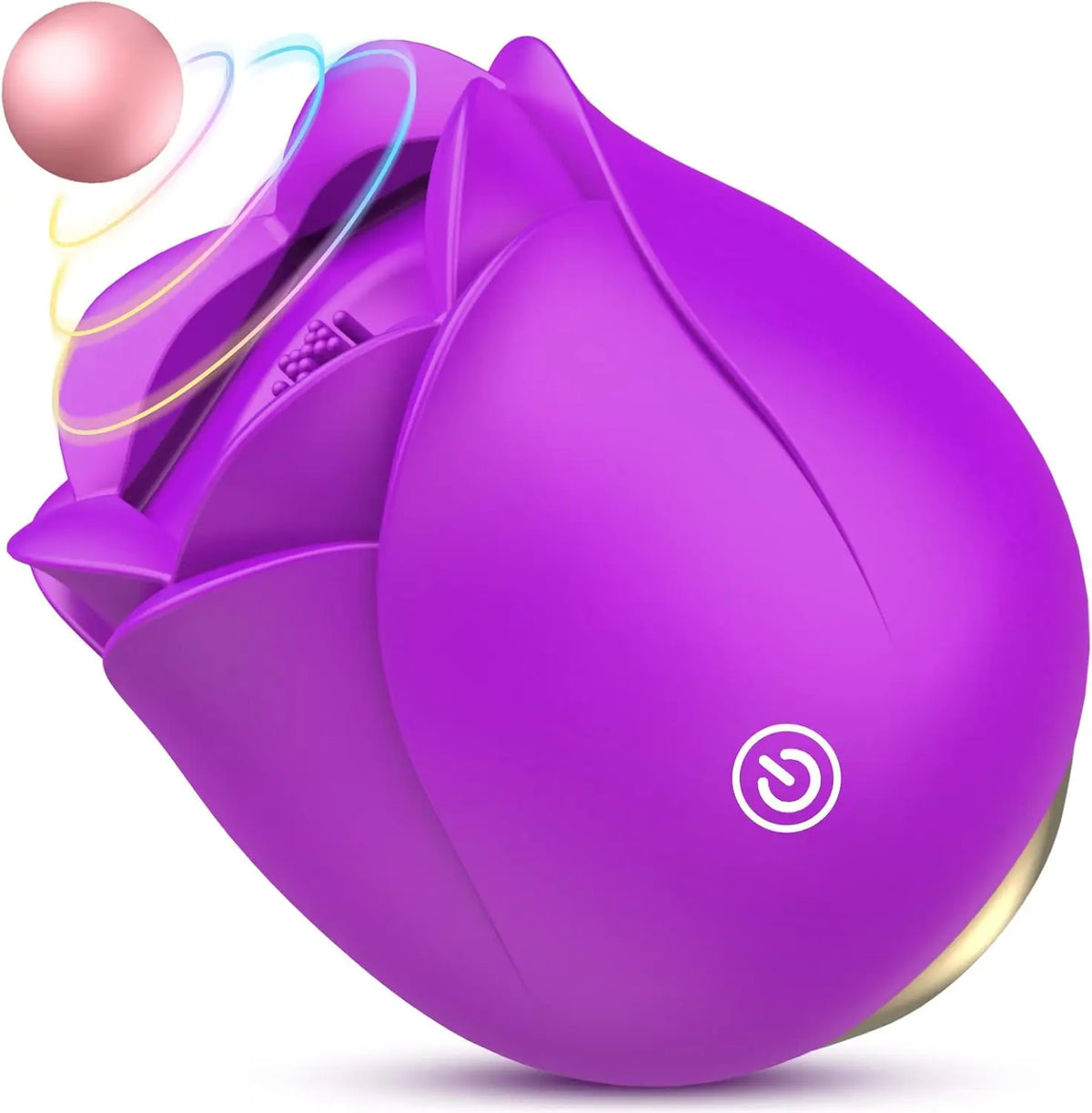 Rose Vibrator with Suction & 5 Vibration Modes