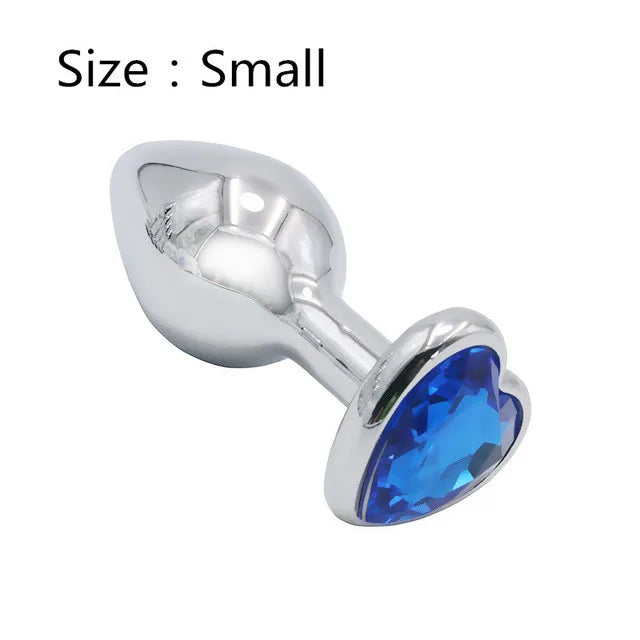 Beginner Stainless Steel Crystal Anal Plug