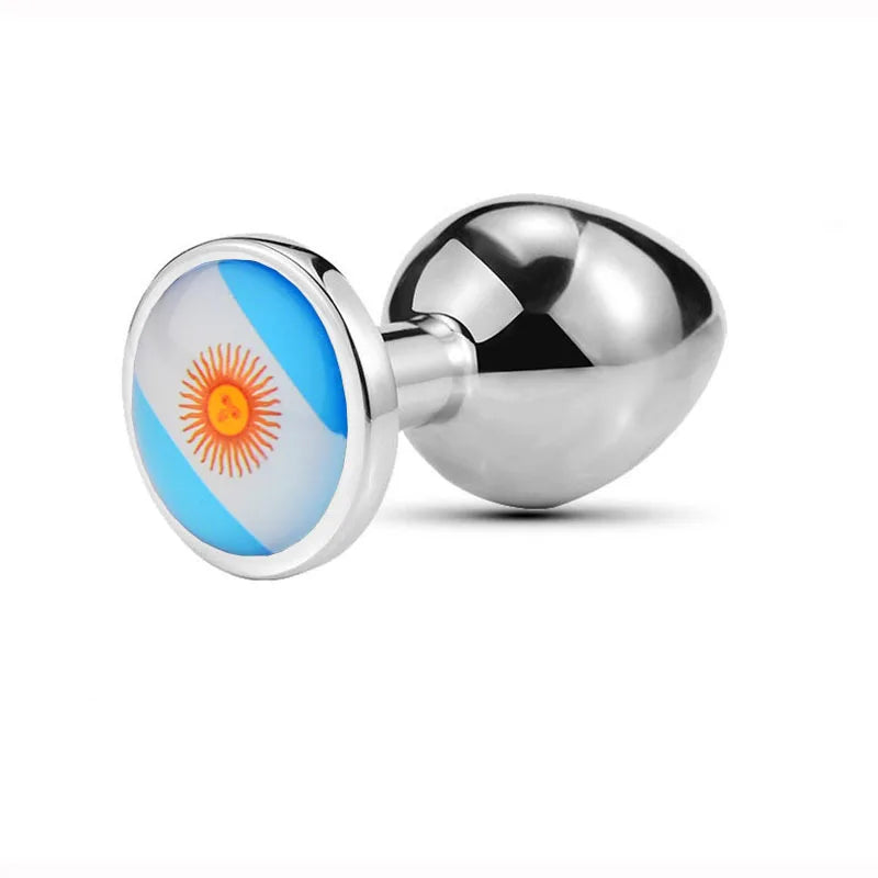 Waterproof Stainless Steel Jewelry Anal Plug