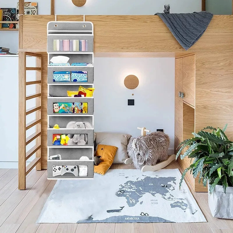 5-Shelf Over-Door Hanging Storage Organizer