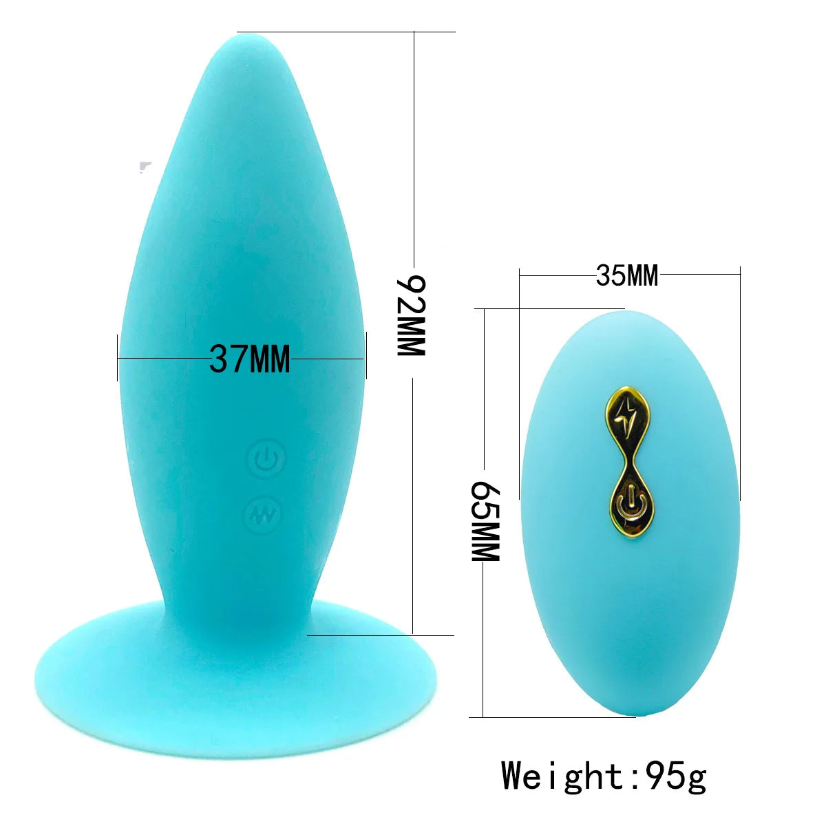 Remote-Control Silicone Prostate Massager
