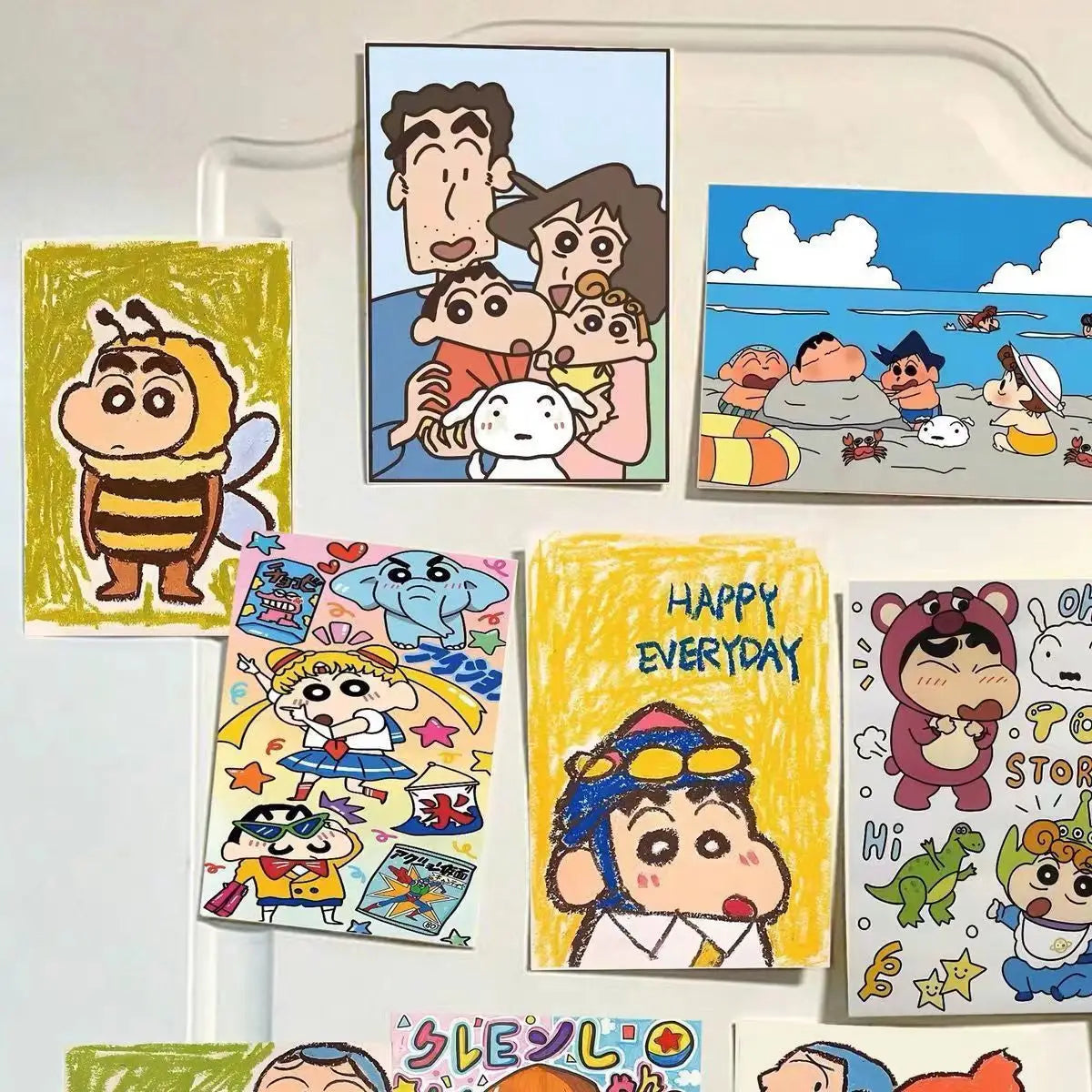 10-Piece Crayon Shin-Chan A4 Poster Set