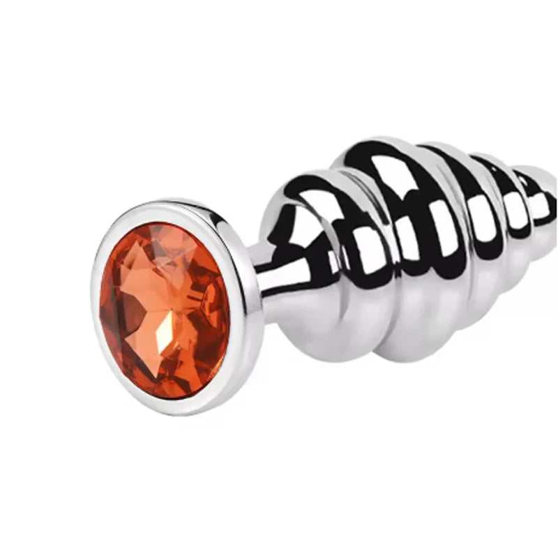 Crystal Stainless Steel Anal Plug